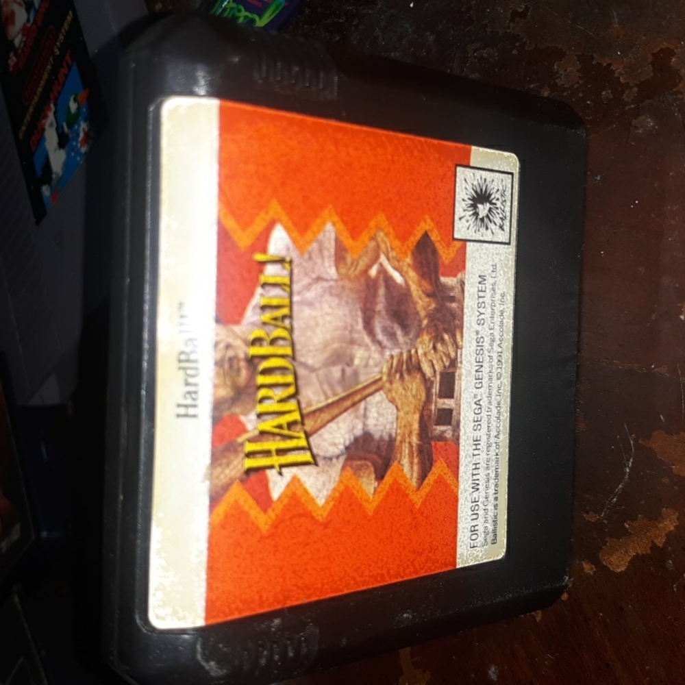 Sega Genesis Hardball Game